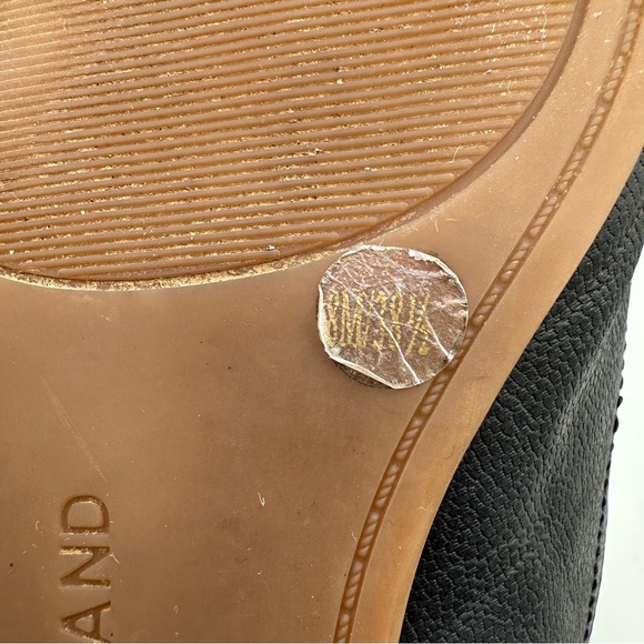 Lucky Brand Arin Ballet Flats Women 8M Black Slip On Leather Square Toe - Picture 9 of 9